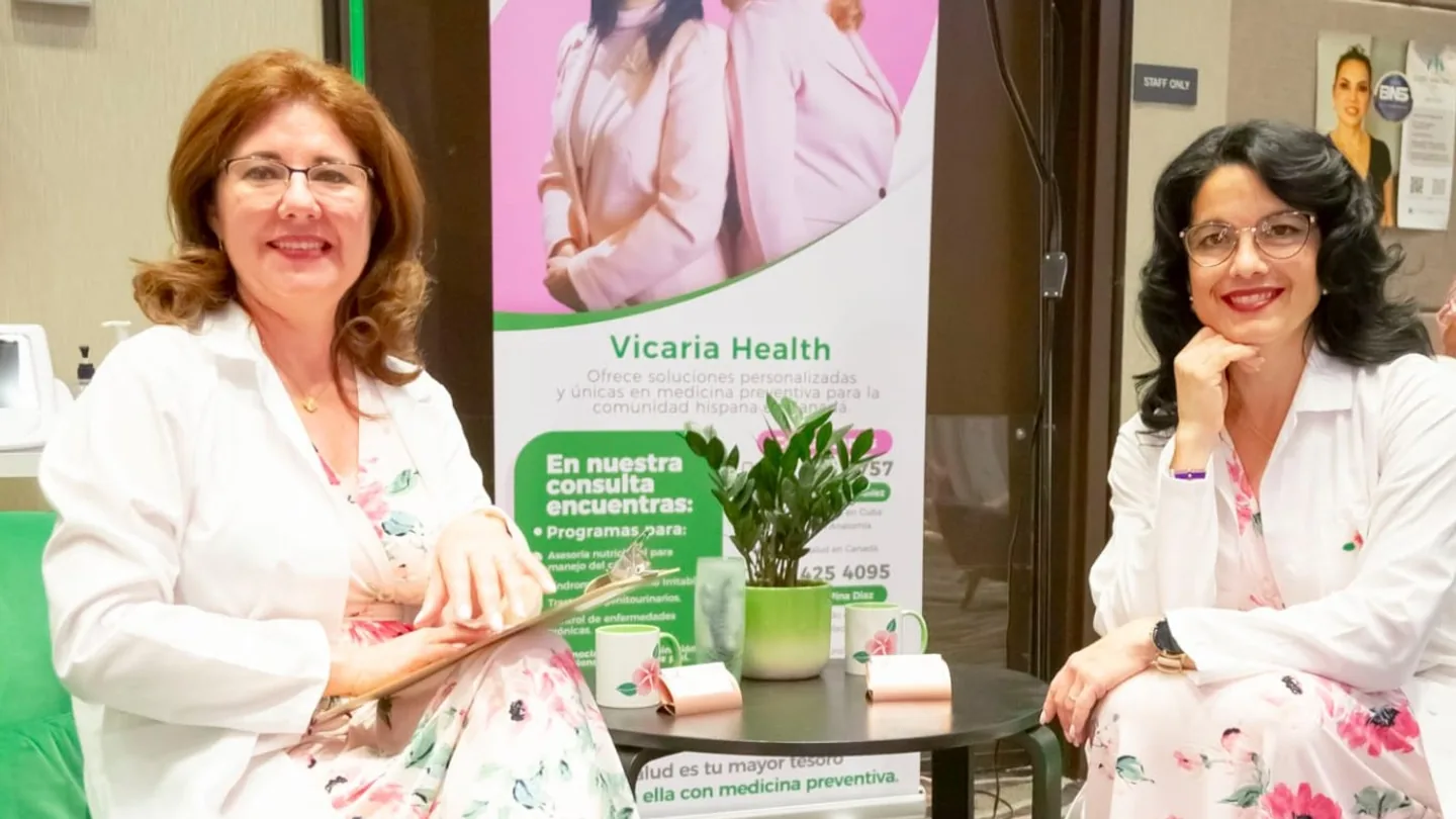 Yamilet and Maurin, practitioners at Vicaria Health in Hamilton